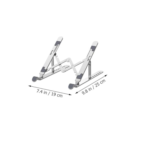 Soporte portátil para laptop Uonlytech aluminio ajustable miniatura 2