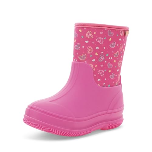 Western Chief Kids Freestyle Neoprene Outdoor Boot Lightweight Kid Friendly for Boys and Girls Waterproof Boot for Rain Mud Cold Weather Snow Fuchsia 4