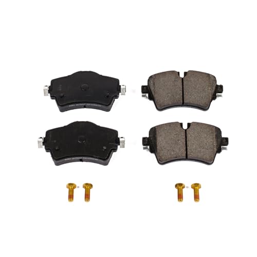 Image of PowerStop Front Brake Pads for Mini Cooper 2014-21 | Mini Cooper Clubman 2016-19 - Z17 Ceramic Brake Pads with Installation Hardware, 17-1801
