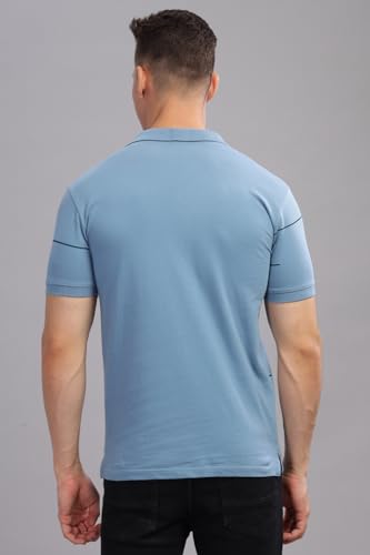 Image of ADRO Regular Fit Polo T-Shirt for Men| Printed Polo T-Shirt | Cotton Polo T Shirt