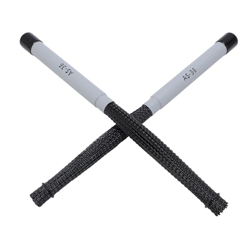Cajon Brushes, Retractable Nylon Design Percussion Brushes 1 Pair for Jazz Drummers, Latin