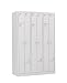 Produktbild Furni 24 Z Garderobenschrank Spind Umkleideschrank Personalschrank Kleiderschrank 180 cm x 120 cm x 50 cm **fertig montiert** Verschiedene Ausführungen