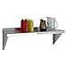 New Age Industrial Solid Aluminum Wall-Hung Shelving - 12-Gauge - 60X15"