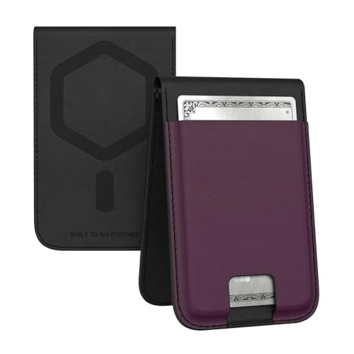 Image of Urban Armor Gear (UAG Metropolis Magnetic Wallet, RFID Blocking, Holds Up to 5 Cards, Built-in Kickstand, Magnetic Phone Wallet Compatible with iPhone & Galaxy Phones, PU Vegan Leather