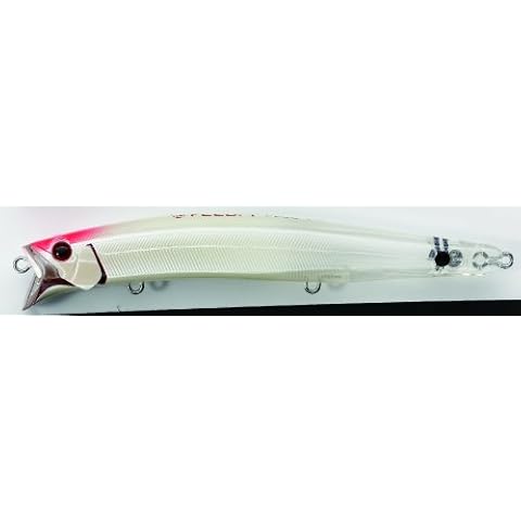 Tackle House Feed Shallow Plus Floating Fishing Lure - Pearl White Clear/Pink Head Cover