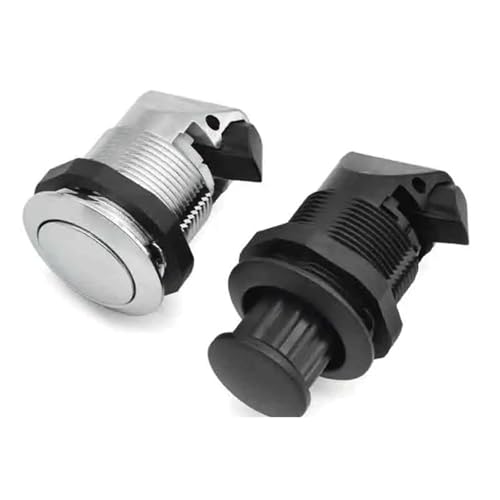 Buried Rotary Press Type Spring Lock, Industrial Latch, Plastic Latch, RV, Yacht, Circular Button Lock 1Pcs(XK253W)