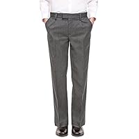 Boys Classic Regular Fit School Trousers Black Charcoal Grey & Navy School Trousers Ages 3-16 Yrs