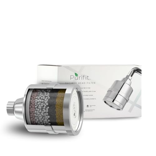 Image of Purifit Shower Filter For BathroPurifit Shower Filter For Bathroom| Water Softener for Shower & Home| Reduces Hairfall and Skin Problems| Removes Chlorineom
