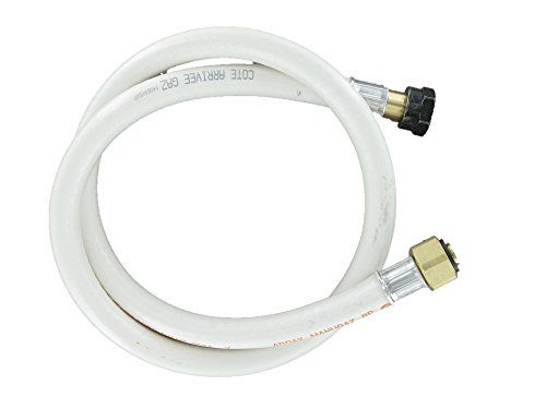 COMAP Flexible de gaz butane/propane caoutchouc - Tuyau de 2,00m - Validité 10 ans - Raccordement à visser - S651086