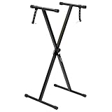 ADJUSTABLE HEIGHT (Stands) - 7 adjustable height positions to meet your needs better DURABLE - High quality iron structure for strength and durability EASY TO ASSEMBLE - Quick and easy to assemble and includes assembly instructions LIGHTWEIGHT - Item...