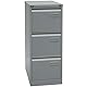 BISLEY Light Hängeregistraturschrank, einbahnig, DIN A4, 3 HR-Schubladen, Metall, 639 Oxfordblau, 62.2 x 41.3 x 101.6 cm