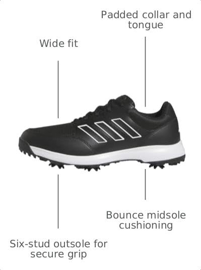 Image of adidas Mens Tech Response 3.0 Golf Sneakers Shoes - Grey