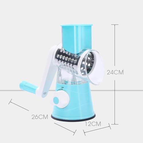 Cortadora manual multifuncional para verduras verde miniatura 4