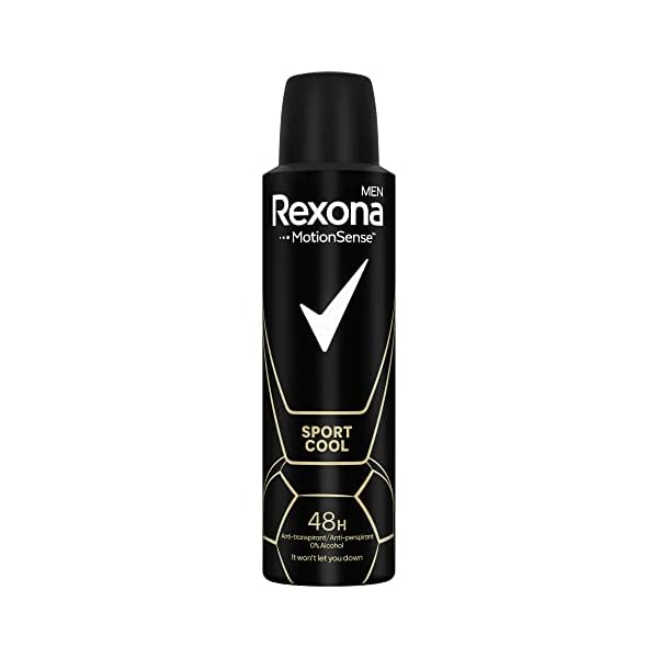 Rexona Men MotionSense Deo Spray Sport Cool - Anti-Transpirant mit 48 Stunden Schutz gegen starkes Schwitzen und Körpergeruch - 150 ml (1er-Pack)