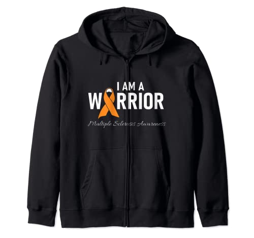 MS Multiple Sclerosis Awareness Orange Ribbon Hombres Mujeres Sudadera con Capucha