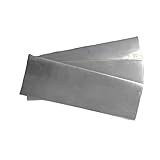 Pure Zinc Sheet Plate - 20cm x 16cm, 2mm Thick, 2 Pcs for Building and Industrial Use