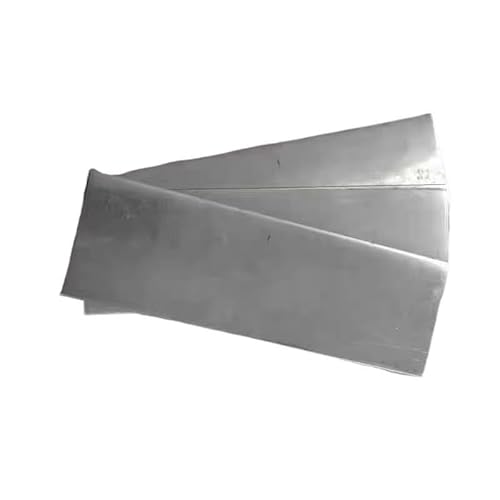 Pure Zinc Sheet Plate - 20cm x 16cm, 2mm Thick, 2 Pcs for Building and Industrial Use