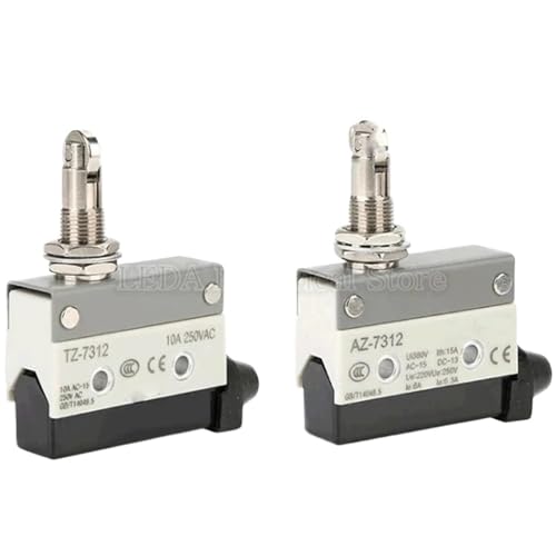 Micro-interrupteur 15A 380VAC horizontal avec levier à galet robuste - 3