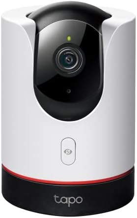 Tapo C225, 2K QHD Wi-Fi Güvenlik Kamerası, Yapay Zeka Desteği, Hareket Tespit ve Takibi, 360°, Renkli Gece Görüşü, Çift Yönlü Sesli İletişim, Bulut/Yerel Depolama, Bebek Ağlaması Tespiti — Amazon ürün görseli