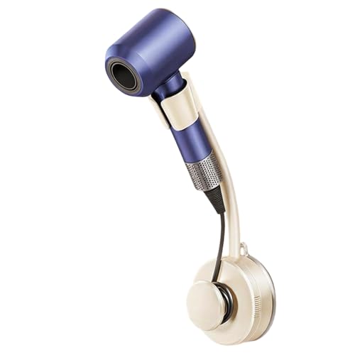 Support pour sèche-cheveux – 13 pouces réglable | Support mural à ventouse – suport de sèche-cheveux à 360 degrés pour salle de bain, maison, hôtel, dortoir,...