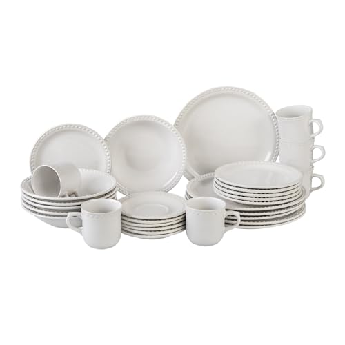 La Mejor Lista de Vajilla ceramica los 10 mejores. 44 Santa Anita Vajilla de Ceramica Mauve (Blanco 30 piezas)