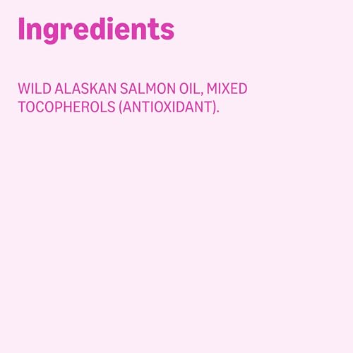 Image of Amazon Basics Wild Alaskan Salmon Oil - Skin and Coat Support, Omega 3 Supplement for Dog and Cat, 16 fl oz (Previouly Wonder Bound)