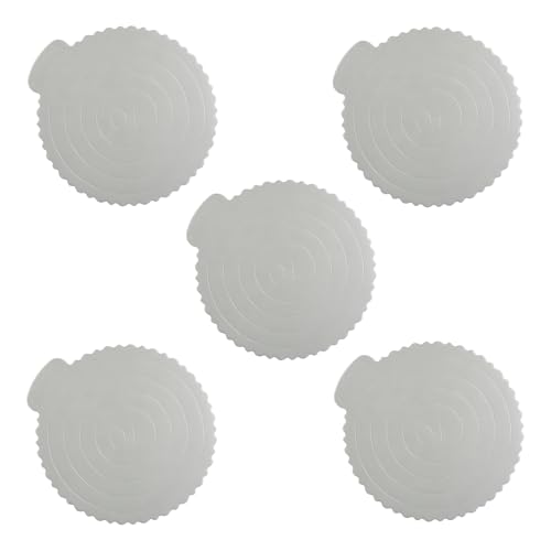 Plataformas para tartas redondas de ABS plato texturizado para repostería saludable 2