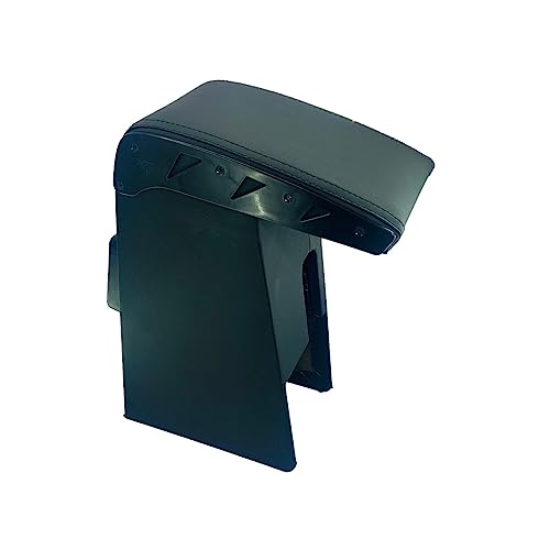 Pabla Enterprises Wooden Car Console/Armrest for Front Seats For Ford Aspire/Ford Freestyle/New Ford Figo 2018-2024 Models Full Black