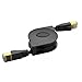 CHICHIYANG Retractable CAT6 Network Cable, Adjustable Flat Internet Network LAN Patch Cord 1000mbps Data Transmission Speed