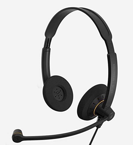 Sennheiser EPOS Impact SC 60 USB ML beidseitiges UC-Headset mit In-Line Call Control Zertifiziert für Skype for Business, 9734329000
