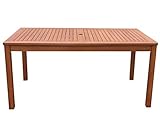 Gartentisch Natur Holztisch Tisch Gartenmöbel Eukalyptus