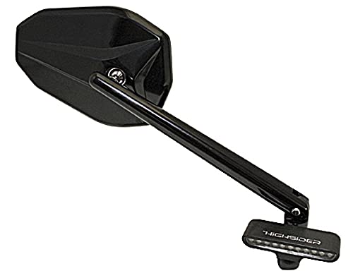 Clignotant LED HIGHSIDER STRIPE noir pour personnalisation moto