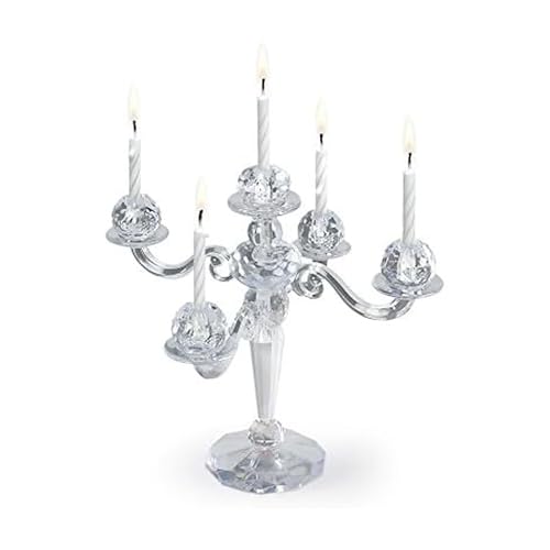 Fancy That 5228997 Cake Candelabra Birthday Holder with 9 Candles, 6.566, Assorted