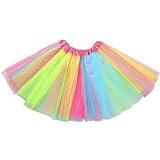 AIWXEEU Tutu para Mujer Falda de Tul, Enagua de Tul en Capas, Falda de Ballet, para Fiestas de Disfraces, Traje Rendimiento, Carnaval, Regalos de Cumpleaños