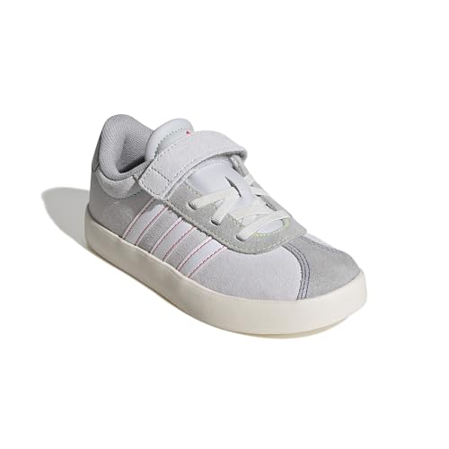 Image of adidas Kids' VL Court 3.0 Elastic Lace & Strap Shoe