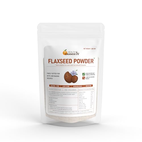 Image of H&O Defatted Flaxseed Flour - 400 Gram - High Protein, High Fibre & Low Fat - 100% Natural, Gluten-Free & Keto Friendly - Ideal for Baking, Smoothies & Healthy Cooking