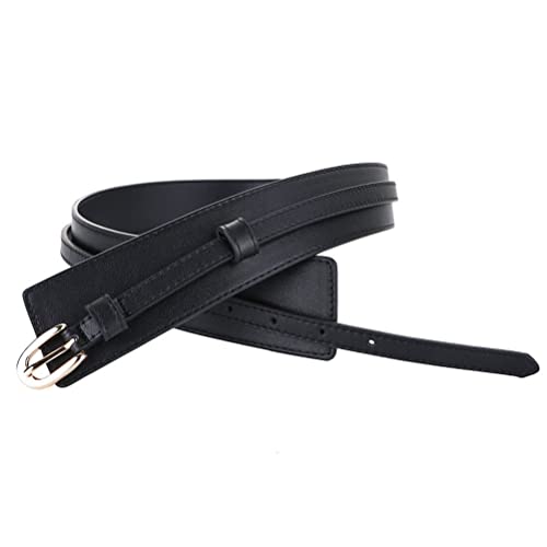 Women's Fashion Wide Belt Leather Corset Cinch Belt for Girls Ladies Dress Pin Buckle Belts Waistband3