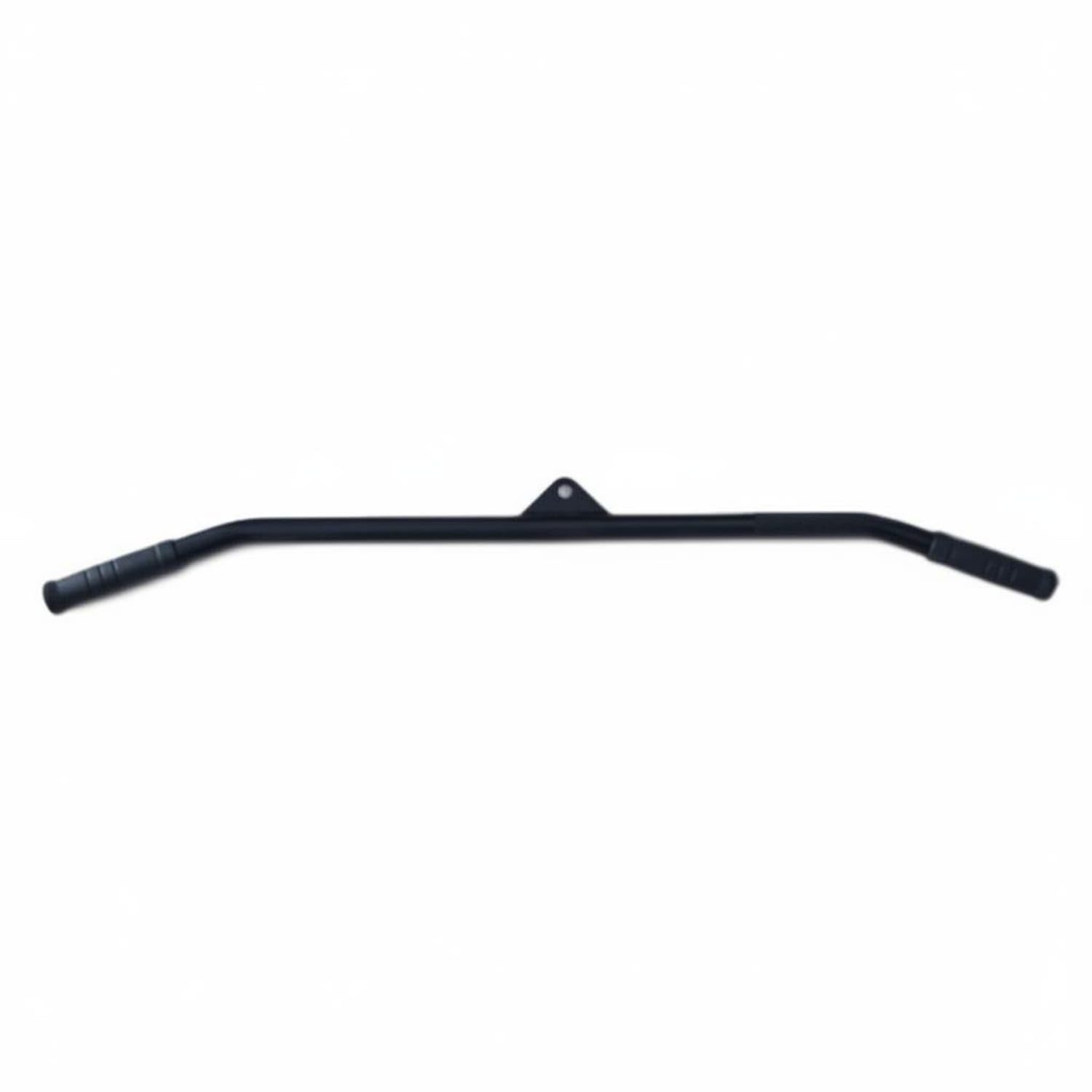 Black Pull-Down Bar Handle Hollow Metal LAT Pulldown Bar Mounting Tab Rope Pull-Down Handle Rubber Grip for Home Gym, 1M Length-image-46