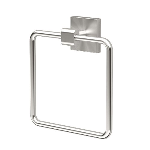 Image of Gatco 4072 Elevate Towel Ring, Satin Nickel