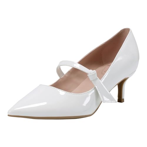 Bandolino Women's Medley Pump, Cream Patent 150, 11