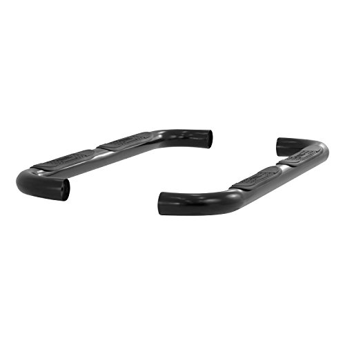 ARIES 203033 3-Inch Round Black Steel Nerf Bars, No-Drill, Fits Select Mazda B-Series, Ford Ranger