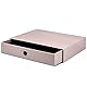 Rössler SOHO 1er Schubladenbox aus Papier | Büro Organizer Schreibtisch | Schubladen Organizer Büro Zubehör & Bürobedarf | Schreibtisch Organizer Box | 34 x 25 x 7 cm | 1 Stück | Farbe: Grau | Taupe