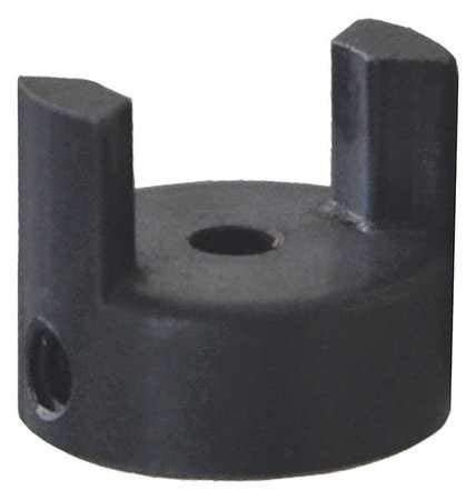 Jaw Coupling Hub, L050, Sintered Iron, 1/4