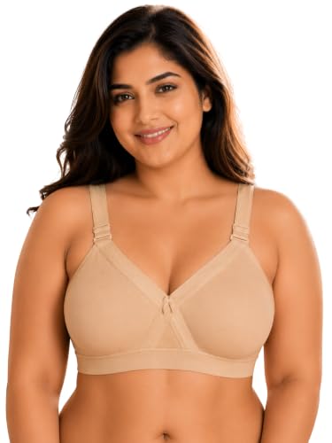 Image of SONA Women's Super Fit Cotton Full Coverage Non-Padded Non-Wired Everyday Bra - Full Support -(Pack of 1)