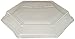 Smart-Set 94710 10.56-Inch by 1.78-Inch Size Clear Dome Lid for Laminated Foam Hexagon Serving Tray 100-Pack (Case of 2)