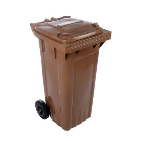 SSI Contenedor Basura 120 litros (Marrón)