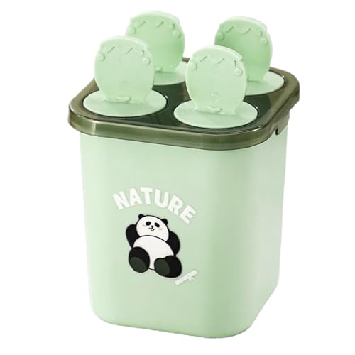 Riaisttd Moldes para polos pequeños - 4 compartimentos para dulces helados - Verano de, para padres familiares niños verano cumpleaños fiestas en casa Fechado juego camping vacaciones