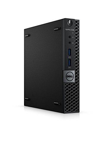Image of Dell XPWC6 OptiPlex 3040 Micro Desktop, Intel Pentium G4400T, 4GB RAM, 500GB HDD, Black