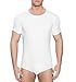 Landofgenie Men's Onesie Short Sleeve Romper Crotch Snap Shirt Solid Bodysuit One Piece Pajamas Tops White M