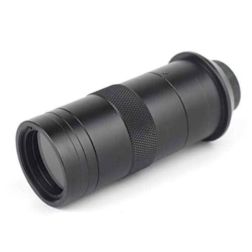 Microscope Professional HDMI USB Electronic Digital Video Microscope Camera 130X Zoom C Mount Lens(B)